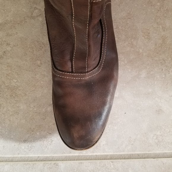 Brown Leather Motorcycle Boots Paul Smith X Triumph - Picture 5 of 5